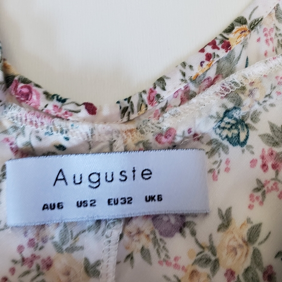 Auguste cross strap Floral high low maxi dress - Picture 6 of 16